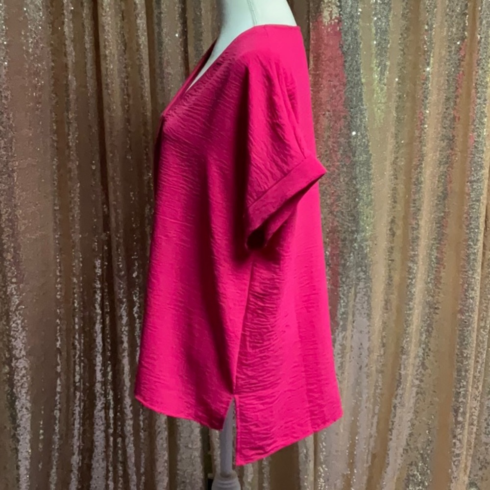 Pink Neon Dreams Dressy Tee - Picture 5 of 9